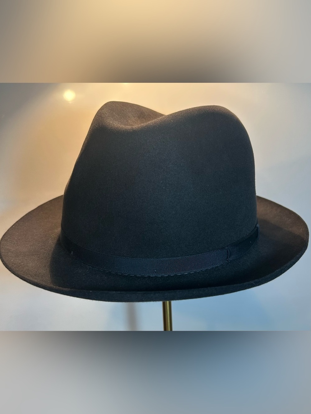 Brooks Brothers Pure Fur Felt Fedora with Grosgrain Band - Size 7 1/4,” 59 - Picture 3 of 11
